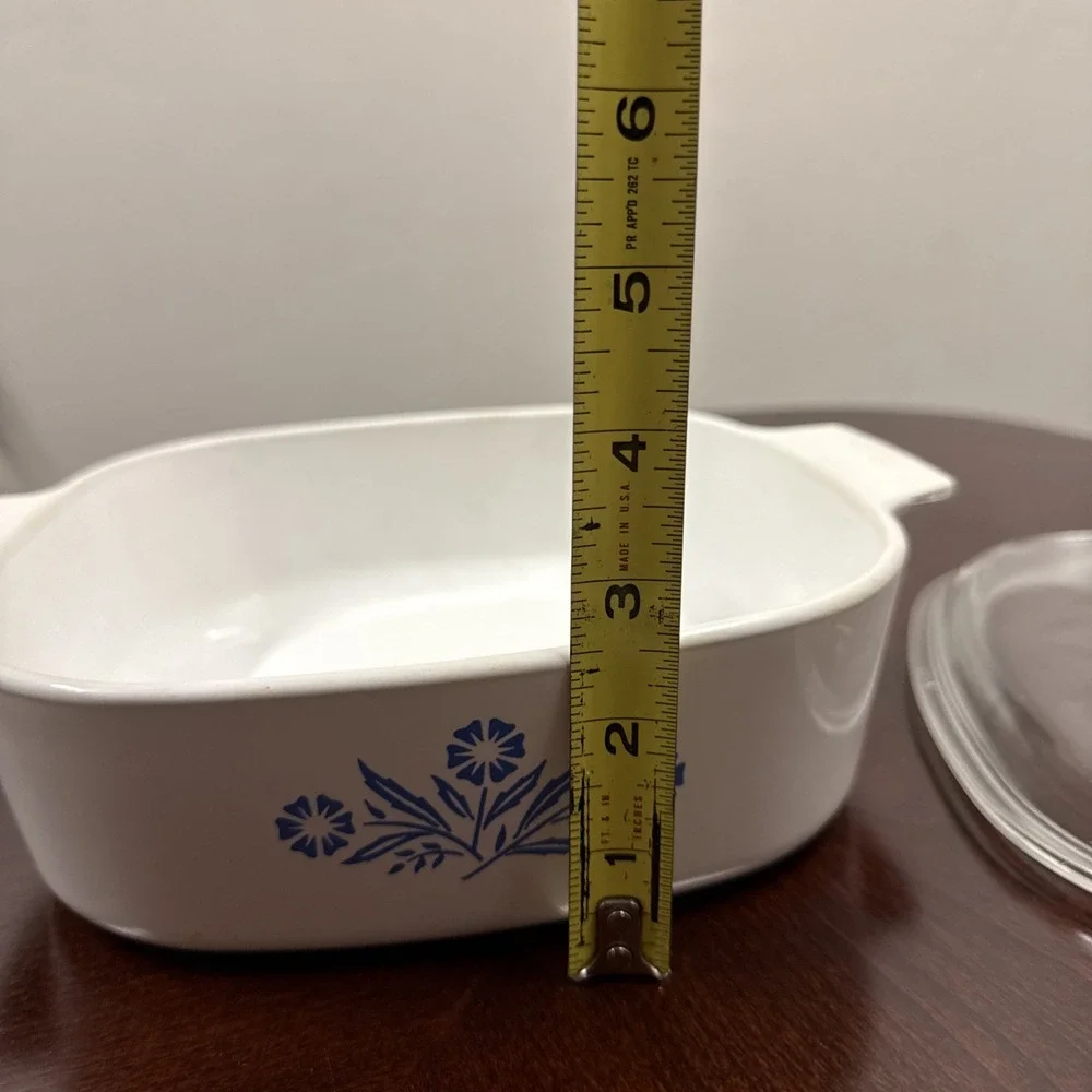 Vintage Corning Ware Blue Cornflower A-2-B 2‎ Liter Casserole Pyrex Lid A9C 22-C